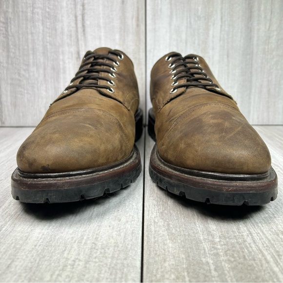 Thursday Boot Company Statesman Burnt Copper Leather Derby Shoes Mens Size 13 - Picture 5 of 12